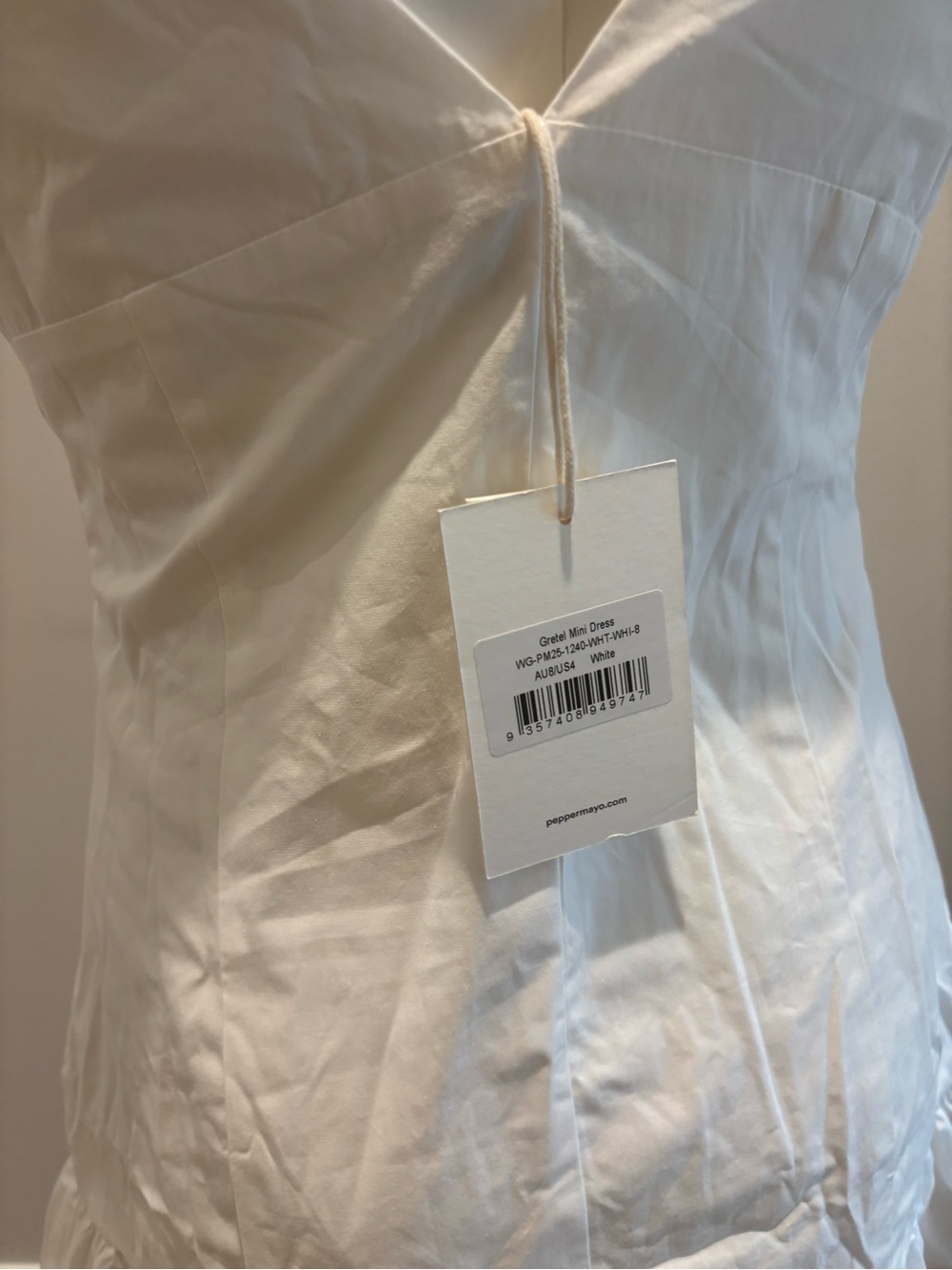 Peppermayo
Gretel Mini Dress
Pleated Mini Dress in White - Picture 6 of 8
